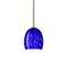 Besa Lighting Lucia Stem Pendant, Blue Cloud, Satin Nickel Finish, 1x9W LED 1TT-169786-LED-SN - alternate 1